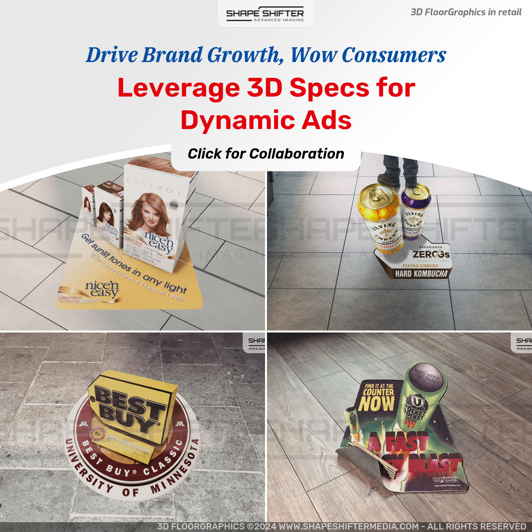 ssm.li Drive Brand Growth, Wow Consumers Leverage 3D Specs for Dynamic Ads Click for Collaboration #retail #pos #pointofsale #retailmedia #retailers #largeformatprinting #displaysolutions #sspos #retailtechnology #digitaltransformation