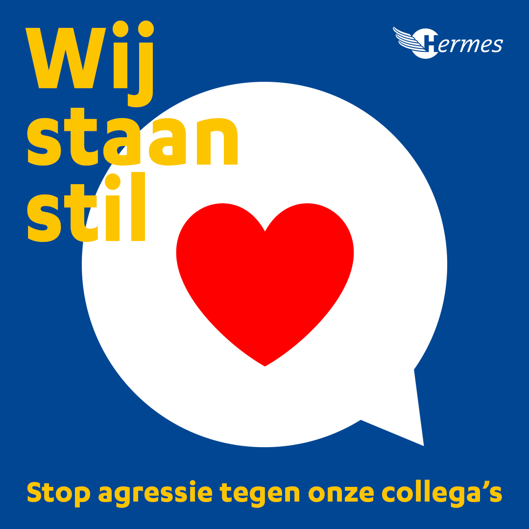 Ook wij staan op 20/4 om 22:30 uur 3 minuten stil. Samen met alle andere vervoerders van Nederland vragen we met deze #actie aandacht voor de toenemende agressie in het OV. Het #ov moet een veilige plek zijn voor iedereen, ook voor onze medewerkers. Bedankt voor jullie begrip.