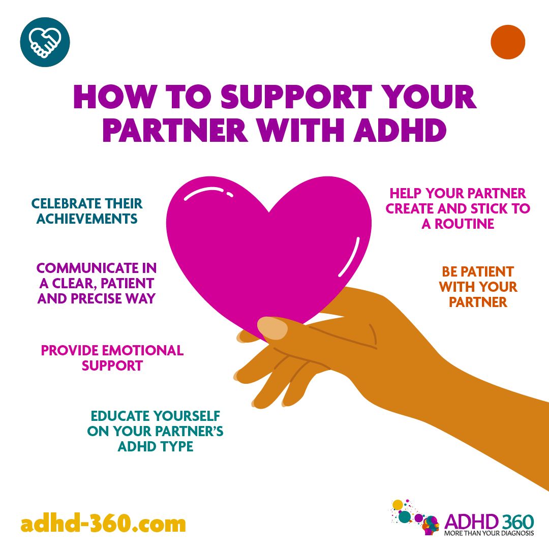 Join our upcoming ‘Supporting Your ADHD Partner’ on 22 April to find out more about ADHD, and practical tips on how you can support your partner and help your relationship thrive.

To find out more, or to book, visit buff.ly/3VW3YgN

#ADHD360 #ADHDSupport #ADHD