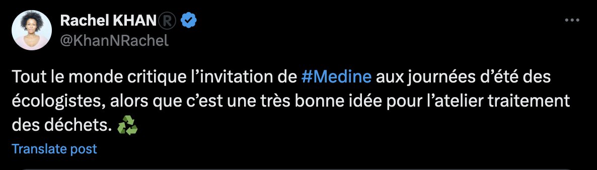 .@KhanNRachel, offensée, va déposer plainte contre @RimaHas qui l’a traitée d’ « ordure » en réponse à sa moquerie ignoble des Palestiniens de Gaza, tués par dizaines de milliers depuis 6 mois par l’armée israélienne, mais dont le massacre amuse madame Khan. Pourtant en août