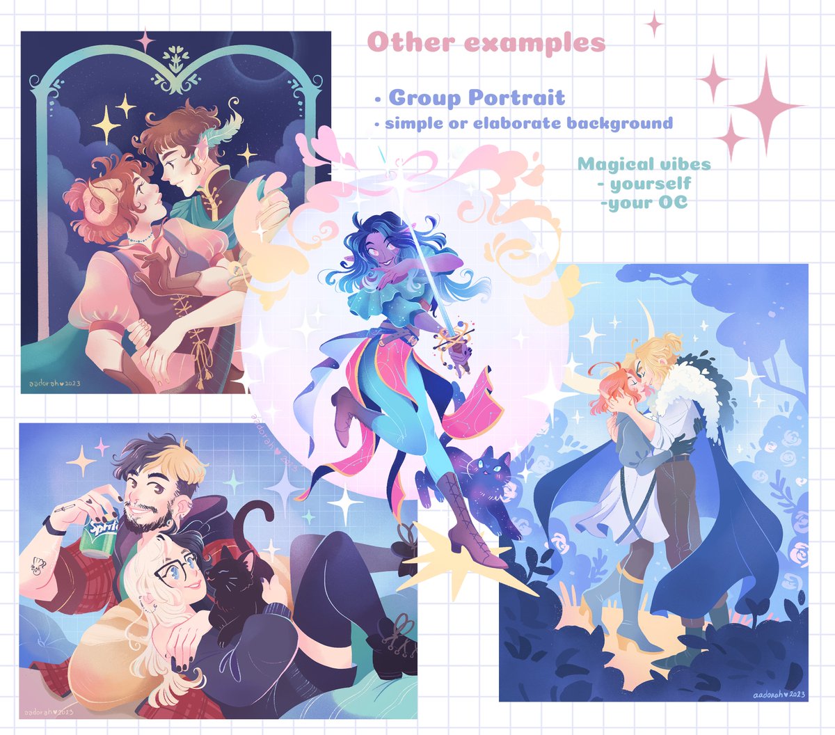 🌼 Hi Everyone ! 🌼

My commissions are open, feel free to send me an email if you want a slot or if you have any question °v°