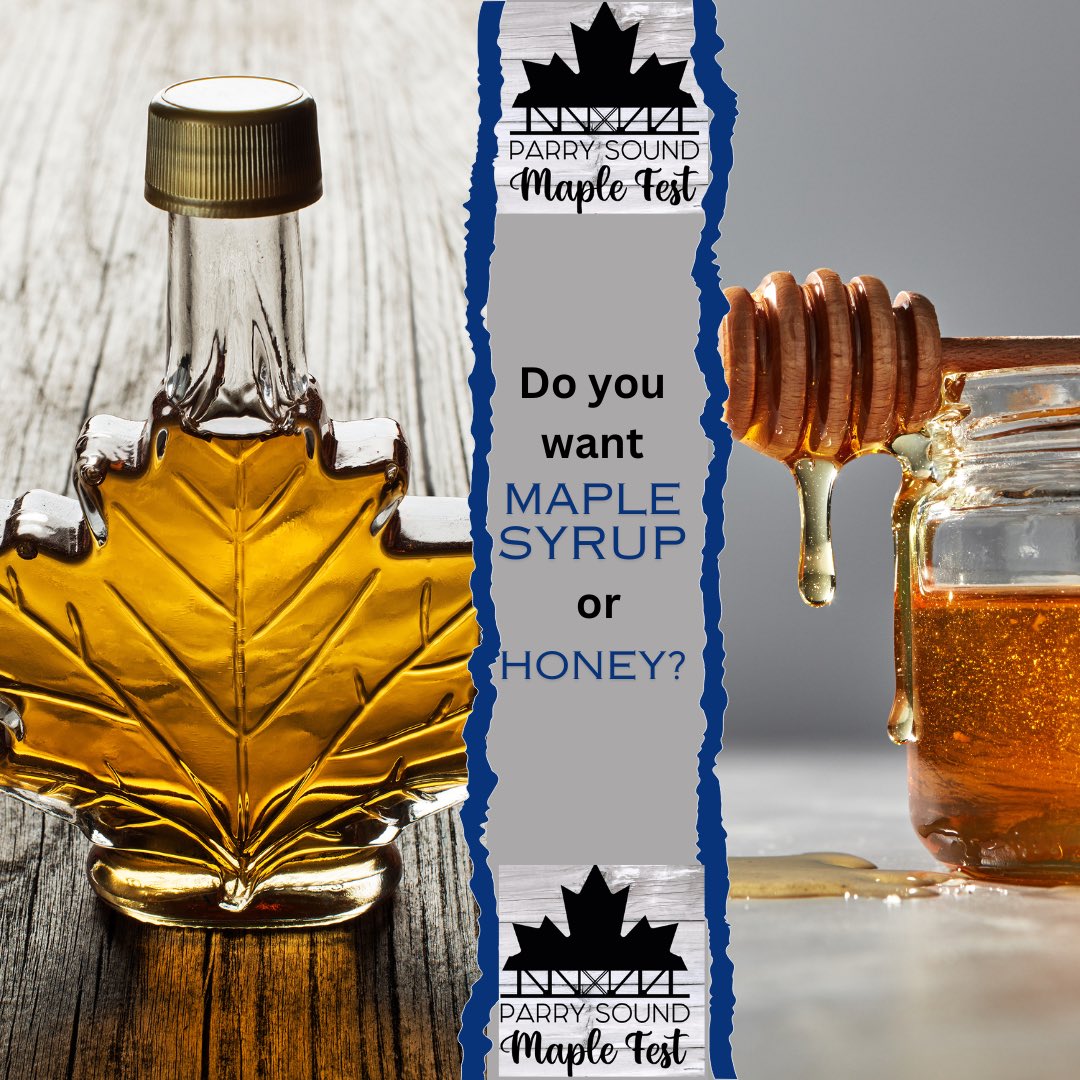 Join us on May 4, 2024, for the sweetest event of the year - the First Annual Maple Syrup Festival in #DowntownParrySound! 

Your favourite maple vendors will be joining us including #WasauksingMapleProducts, #HubbertsMapleProducts, #BackwoodsMapleSyrup, & #WoodgateFarm & the 
￼