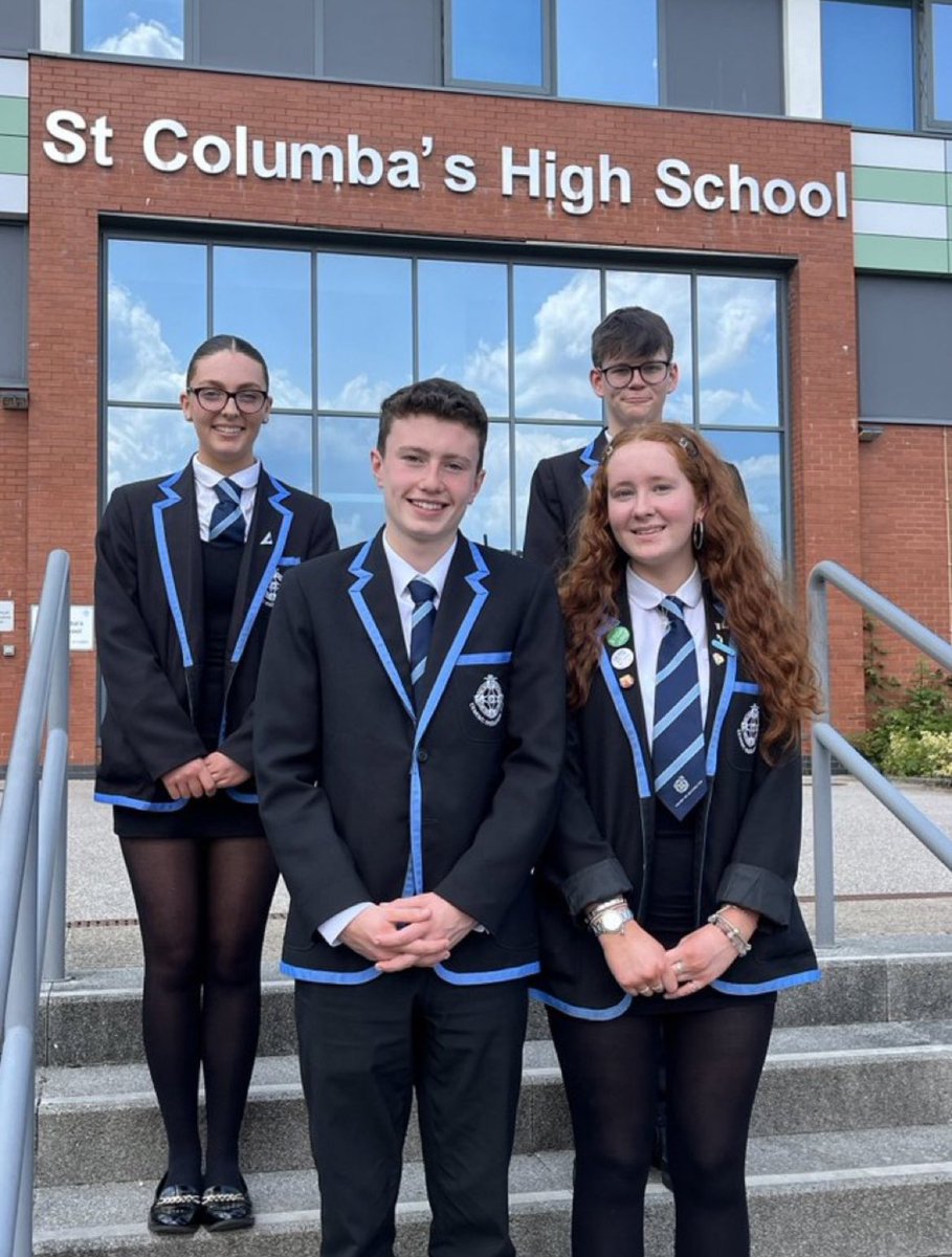 St Columba’s HS: the pleasure was all ours! 🏫 #faith #ambition #inclusion #perserverance