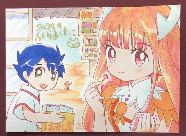 土曜日から並ぶ絵は3点です 