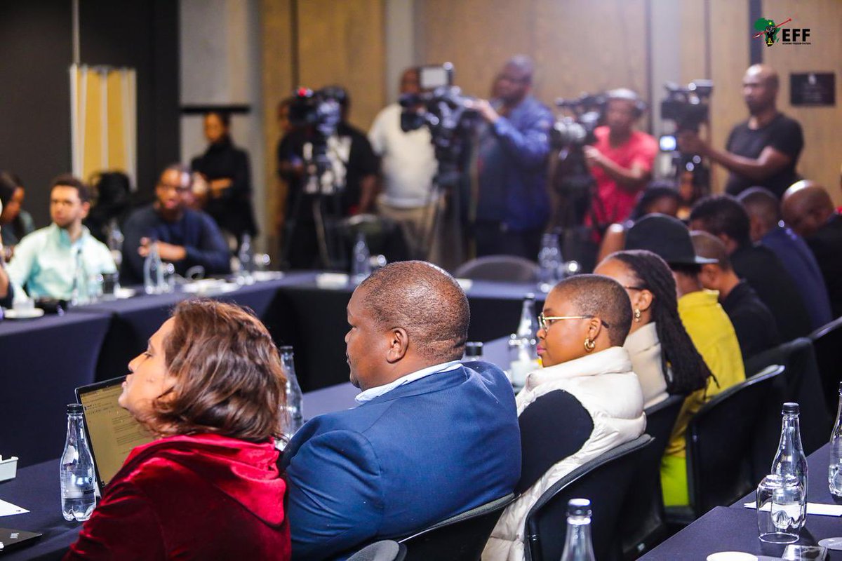 [HAPPENING NOW]: President @Julius_S_Malema is engaging Media Practitioners this morning. Watch the engagement Live Now on EFF Social Media Platforms. #MalemaMediaEngagement