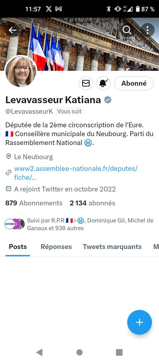 tous nos députés @RNational_off sont au top, ils se battent pour nous au côté de notre @MLP_officiel, mais je tenais aujourd'hui à mettre en avant @LevavasseurK extraordinaire députée de terrain qui soutient toujours les bonnes causes, merci à elle, à suivre sans modération