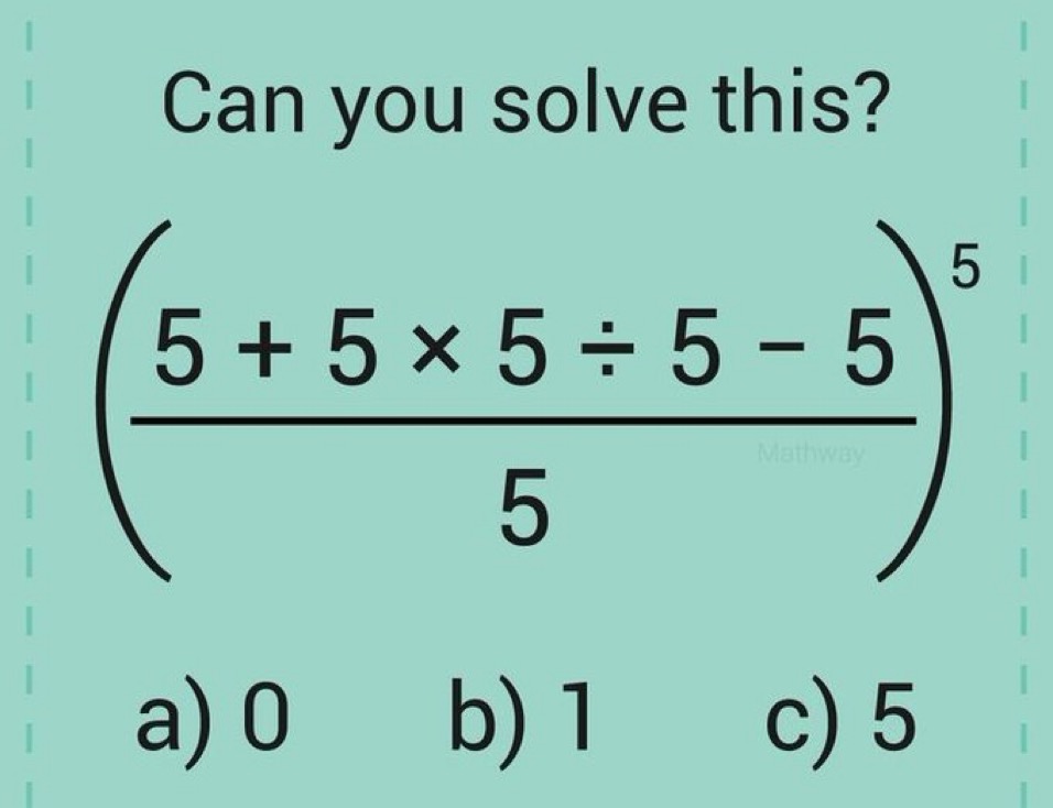 Can you solve?

What's the Answer?