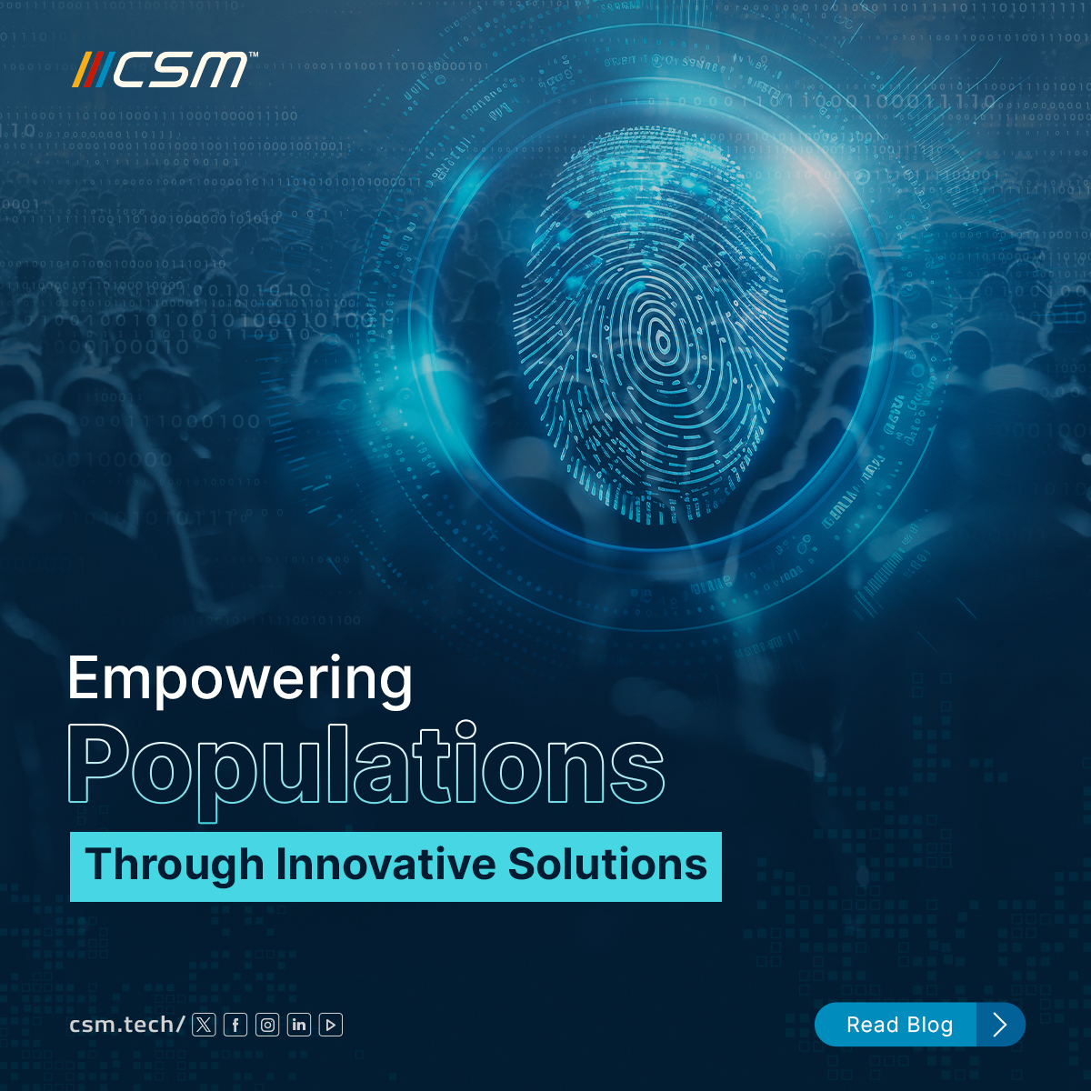 Transforming lives with dynamic social registries and cutting-edge technology. 👉Read our latest blog: bit.ly/3xEPxDQ #CSMTech #SocialRegistry #DynamicRegistries #InclusiveSociety #Empowerment #DigitalTransformation