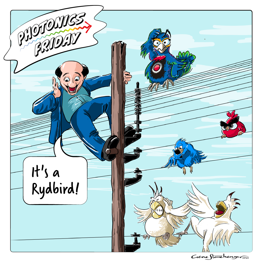 Is it a bird? Is it a plane? It's Rydbird! 
It's #PhotonicsFriday again. Enjoy a new episode of our science comic!
#PhotonicsFriday #TGIF #fun #Photonics #physics #lasers #science #scienceisfun