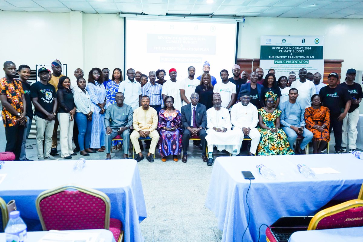 Yesterday, experts shared insights from the analysis of Nigeria's 2024 Appropriation Act and Energy Transition Plan. We explored whether the 2024 budget supports climate-friendly initiatives. It was a highly engaging discussion on Nigeria's approach to a #ClimateBudget and #ETP