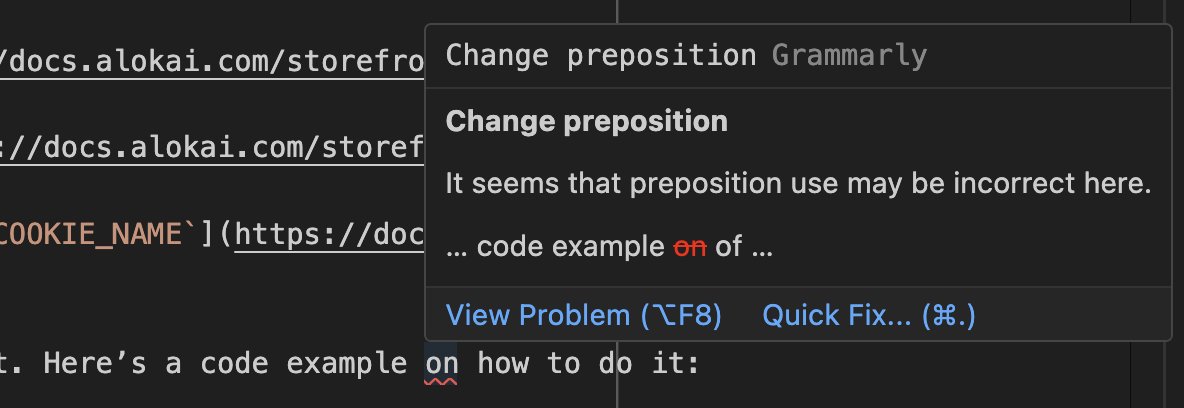 No more Engrish in the docs!