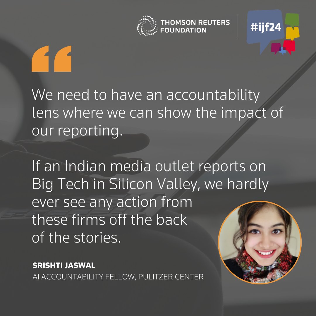 ✍️ How can we incorporate global perspectives into tech journalism? From accountability to understanding the scale of tech in India, @pulitzercenter fellow @seekingsrishti shared what's missing in ensuring local narratives in tech stories are heard. ⤵️ bit.ly/43i8pnH