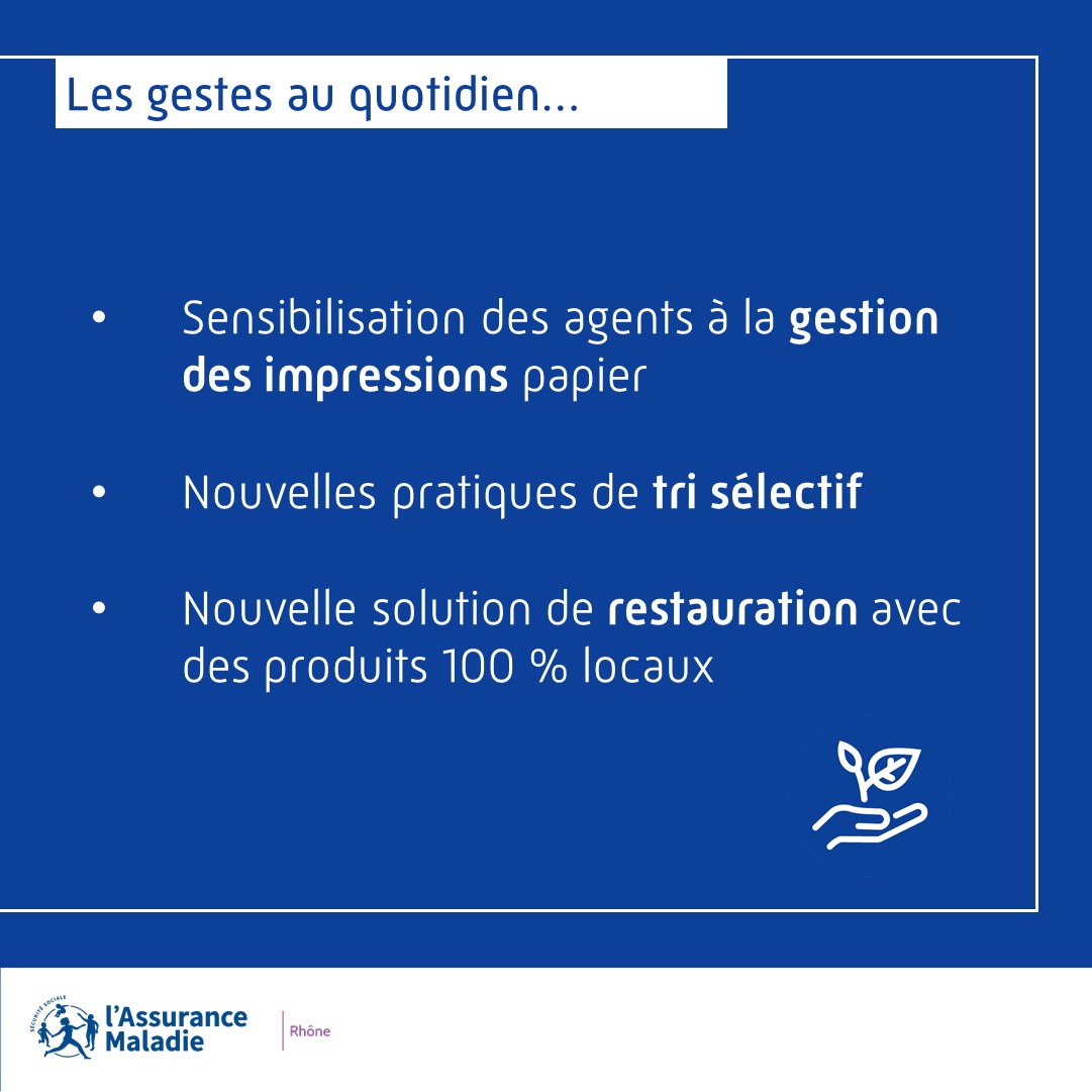 #JournéeDeLaTerre | La @cpam69 tient à rappeler son engagement en faveur de l'environnement, à travers un ensemble d'actions concrètes mis en place dans notre parc immobilier. Découvrez quelques-unes d’entre elles ci-dessous ⬇️ Et vous, quels sont vos gestes au quotidien ? 💚