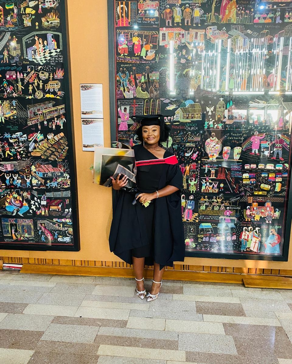🎓 Join us in congratulating our very own Junior Legal Officer, Boitumelo Pinkoane, on her recent graduation with an #LLB Degree (Bachelor of Laws)! 🎓 Drop Boitumelo a note in the comments to congratulate her 👏 👏 #LvA #LLBGraduate #Graduation #Congratulations