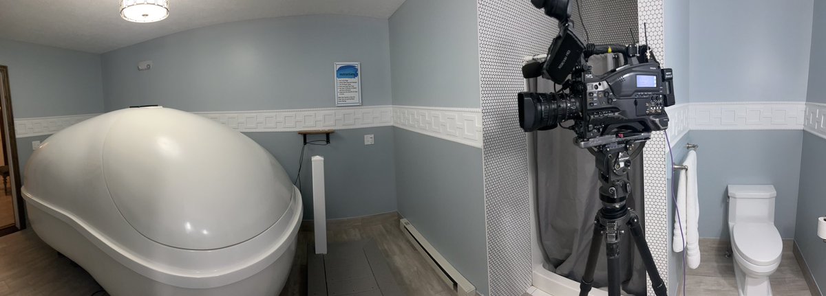 Typically going live every morning, the one thing that we never have access to is a bathroom….no problem with that with today’s live hit. @thatnewslife