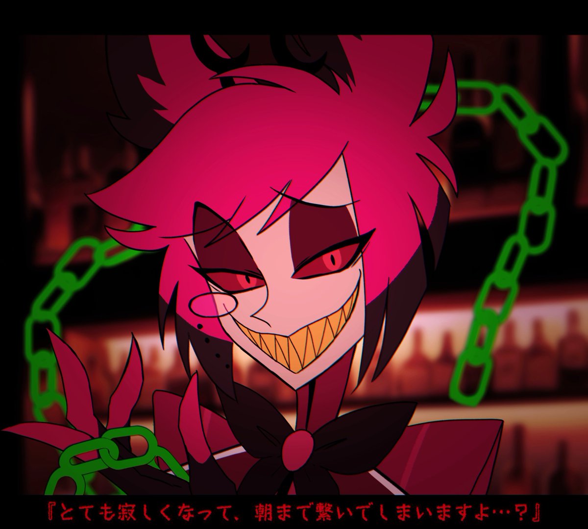 「夜は寂しがり屋な#hzbn夢 」|斬夜☪︎｡🍇のイラスト