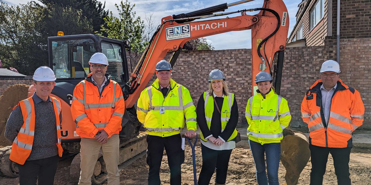 We're under way in Mildenhall, turning some unused garages into 19 affordable rent homes & parking areas for locals with contractor @EnSuiter, part-funded by @HomesEngland & @westsuffolkcouncil covering accessibility adaptions to some homes - full release: flagship-group.co.uk/news/article/m…