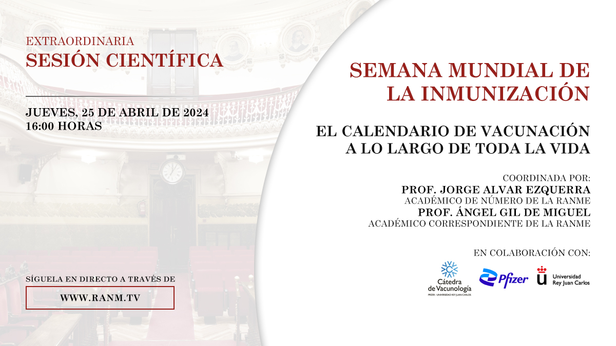 📅 ¿Qué actos tendrán lugar la próxima semana? (23/04) Sesión Ordinaria ➡️ ranm.es/sesiones-y-act… (24/04) Presentación del libro: 'Descubriendo a Cajal' ➡️ ranm.es/sesiones-y-act… (25/04) El Calendario de Vacunación a lo largo de toda la vida ➡️ ranm.es/sesiones-y-act…