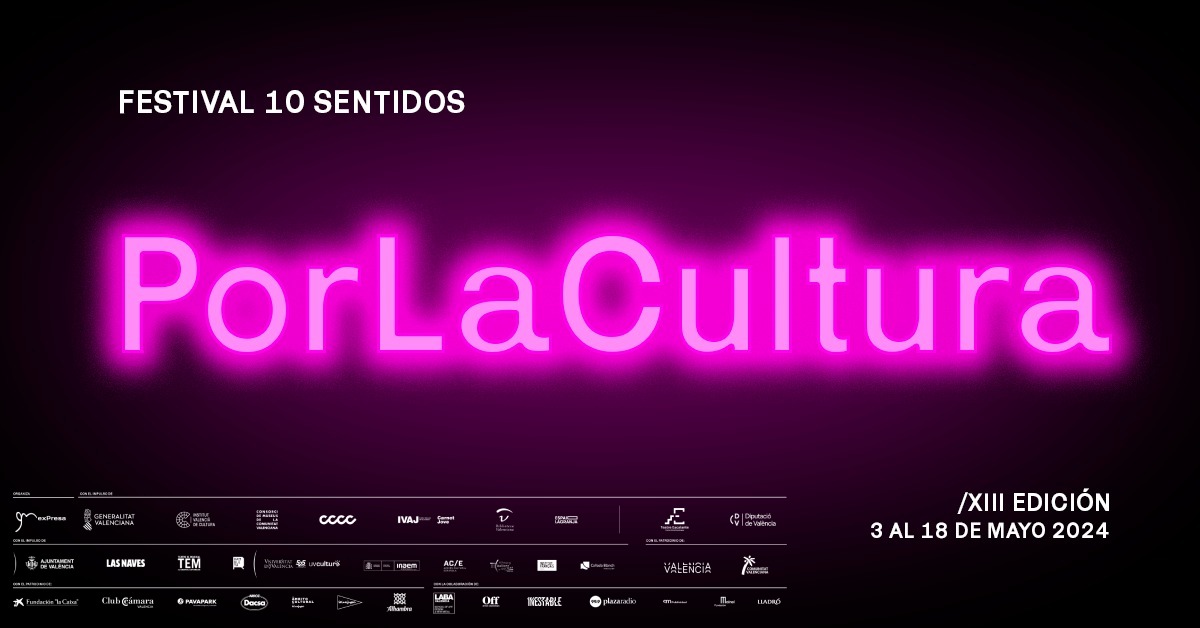 🎼 El viernes 3 de mayo vuelve la XIII edición del #Festival10Sentidos, un encuentro de las artes vivas #PorLaCultura.

▶️Podrás disfrutar de danza, teatro, cine, literatura, música y artes visuales y plásticas.

🗓️ Hasta el 18/05

Programación y entradas👉i.mtr.cool/ezbvooejwc