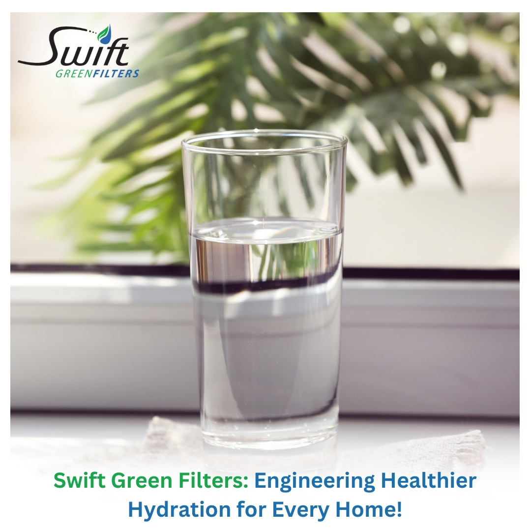 Swift Green Filters: Engineering Healthier Hydration for Every Home! 💧🏡 Upgrade to Swift Green for cleaner, healthier water. 

Visit us at: swiftgreenfilters.com

#SwiftGreen #HealthyHydration #WaterQuality