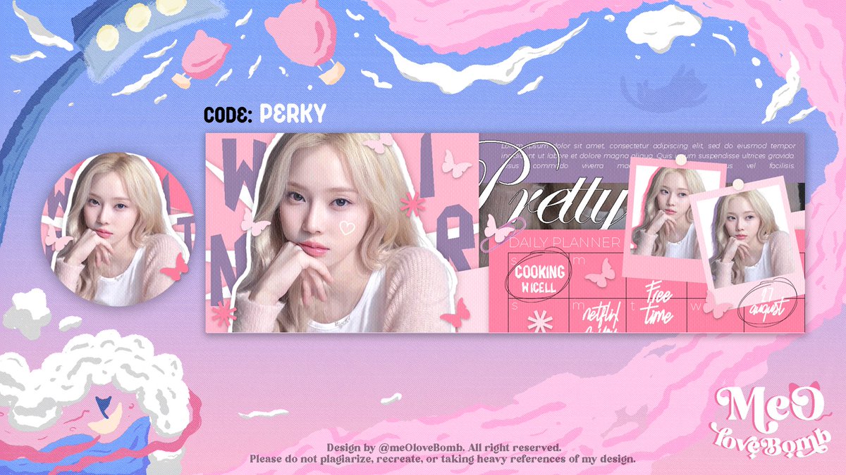 RT tweet ini kalau kamu mau template "perky"