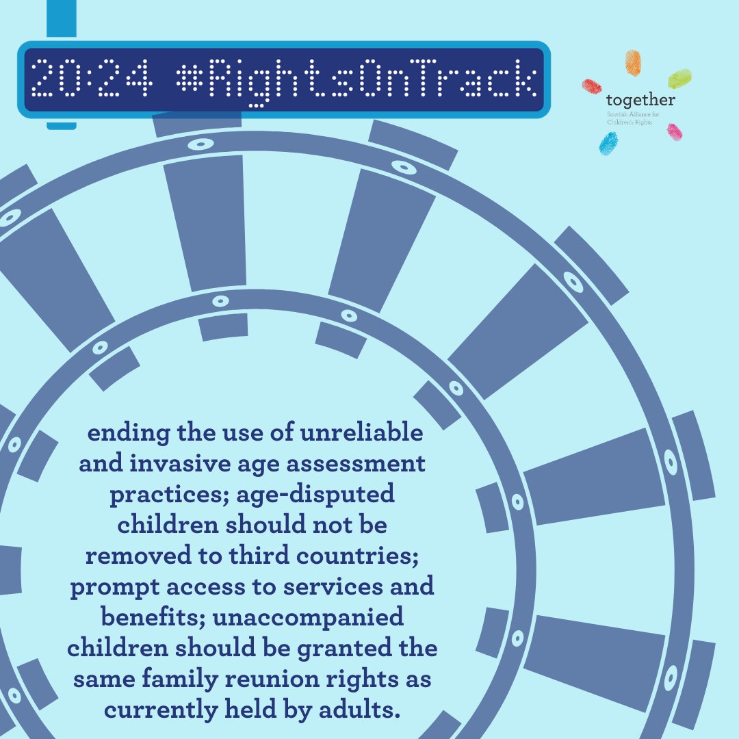 🇺🇳 Exploring Scotland’s ‘to do list’ from the UN!

Our 28th post calls raises grave concerns around the treatment of asylum-seeking refugee & migrant children

Is 🏴󠁧󠁢󠁳󠁣󠁴󠁿 on track? #RightsOnTrack