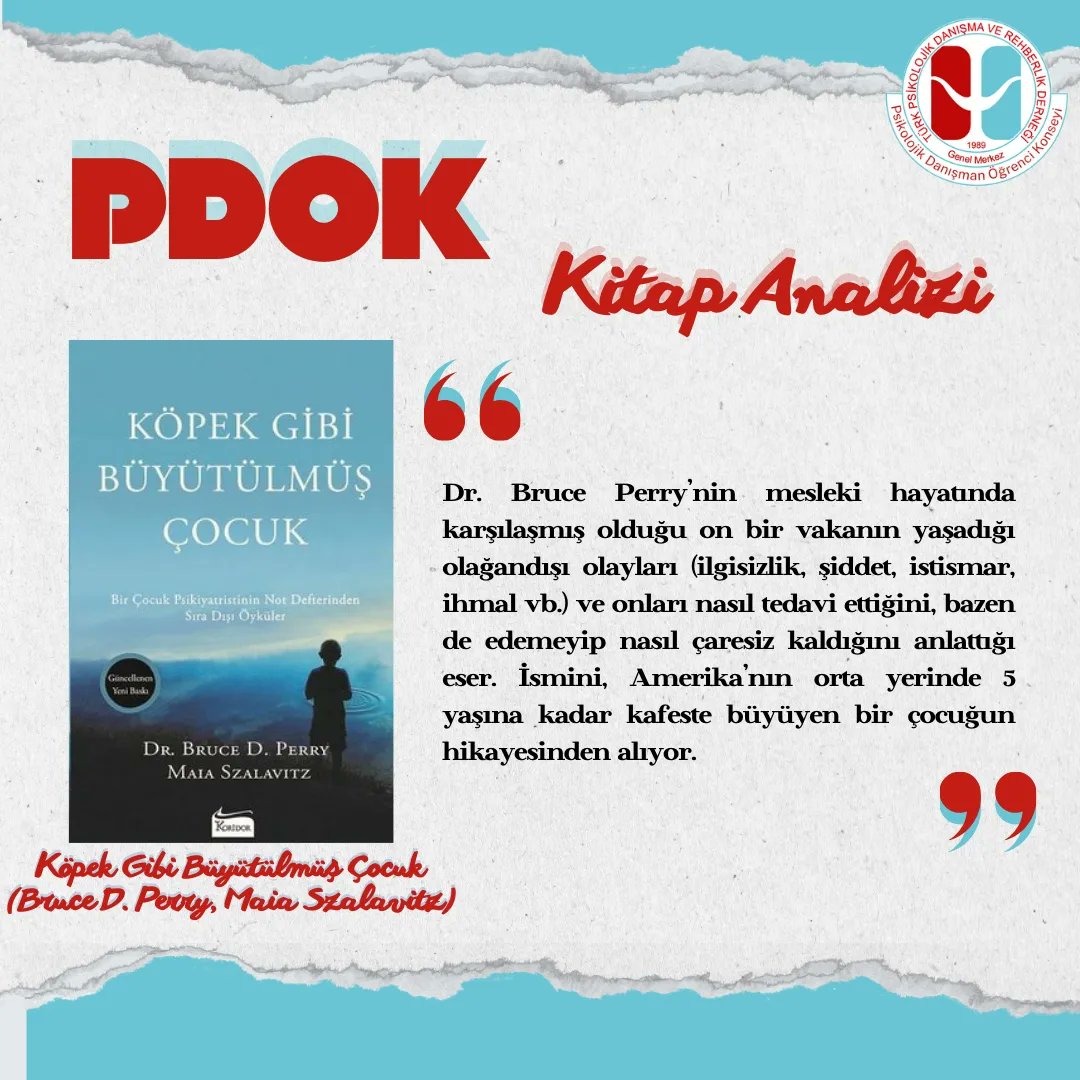 pdrogrencileri's tweet photo. Merhaba PDOK Ailesi!

Yeni bir kitap analiziyle karşınızdayız.☺️

Bu haftanın kitabı, Köpek Gibi Büyütülmüş Çocuk.✨

Önerdiğimiz kitapları okurken çektiğiniz fotoğrafları bizimle paylaşmayı unutmayıın! 📚📷

@turkpdrdernegi
@pdrogrencileri
@mesutyldrm_pdr
@kaan_pd

#pdokpaylaşım https://t.co/kAFu27B9KB