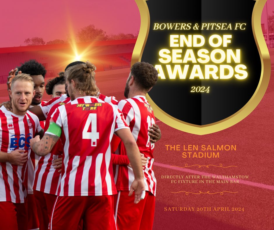 👉🏻 Don’t forget to join us in the main bar tomorrow evening after the fixture to celebrate the winners at our End of Season Awards after what has been a great season for the reds! It’s Free Entry so join the team! #UpTheBowers