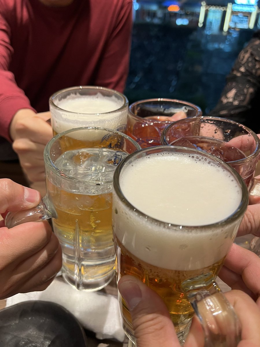 FeelcycleRock69's tweet image. 一次会反省会からの〜早くも二次会🍺
#Luster2024