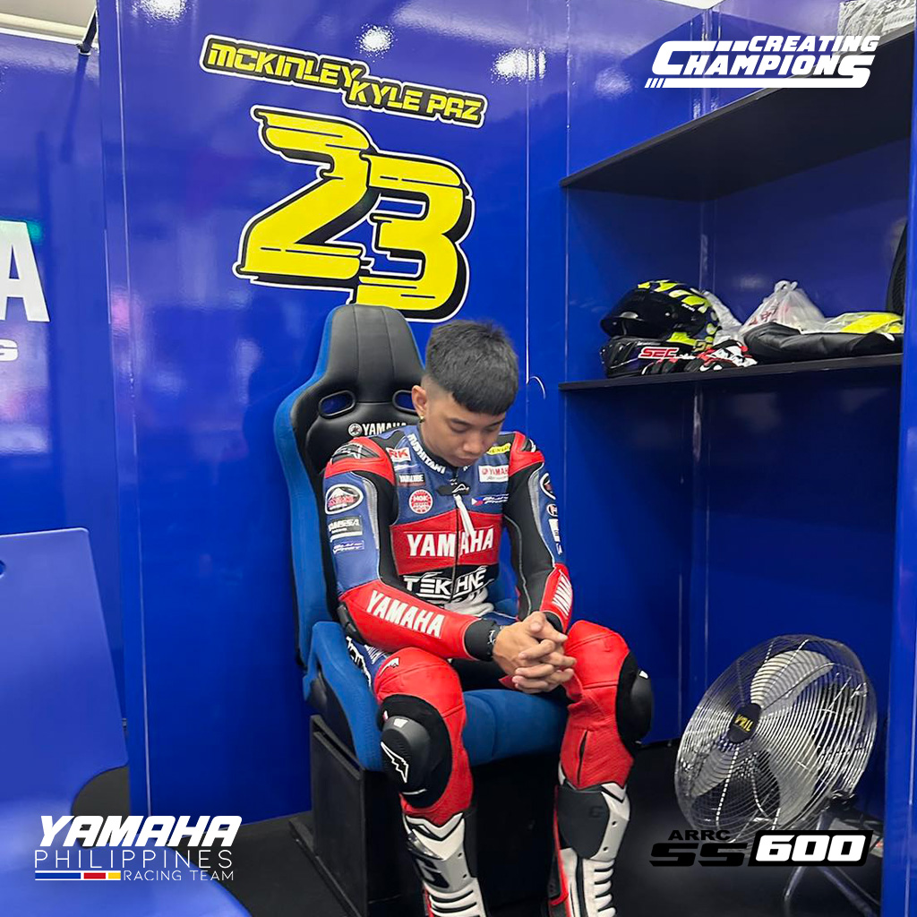 yamaha_ph's tweet image. Mckinley Kyle sets his sight to the podium as he ended the FP sessions at 10th overall with a clean finish! ROUND 2 is fast approaching so watch their @asiangp battle LIVE in our Facebook page! 📷 #CreatingChampions #YamahaRacingPH