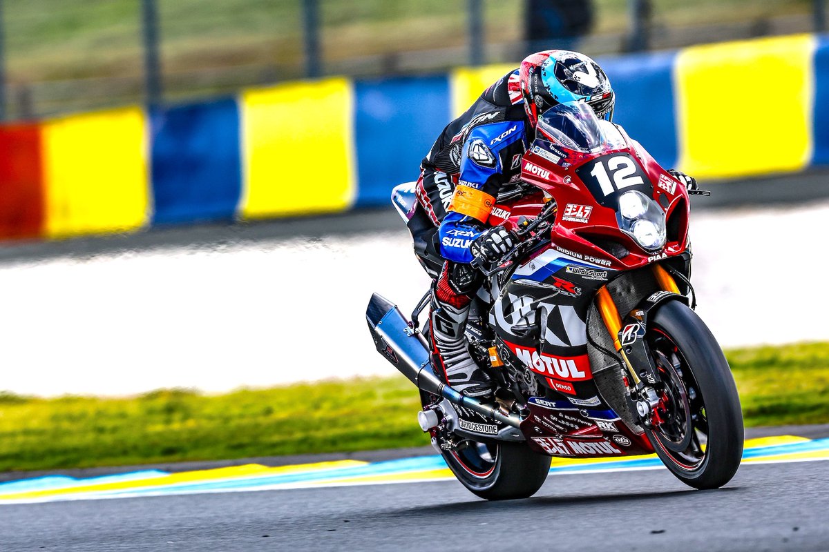 Yoshimura_SERT's tweet photo. Dan Linfoot also posted a fastest time of rider red 🔴 in the Q2 with at time of 1'35.259.
It's a big improvement! 🚀👏
#PoweredByMotul #ivegotthepower #suzukifamily https://t.co/zxyReTQ6lp