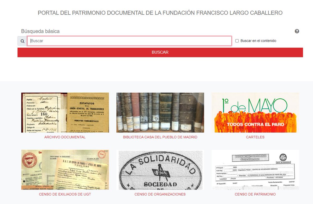 🖥️Avui us recomanem un recurs #web que ens ha agradat 🔝 el nou Portal del Patrimoni Documental de la @largocaballerof que permet consultar els seus fons de manera molt àgil 👏 No us ho perdeu 🔗tuit.cat/9imfv