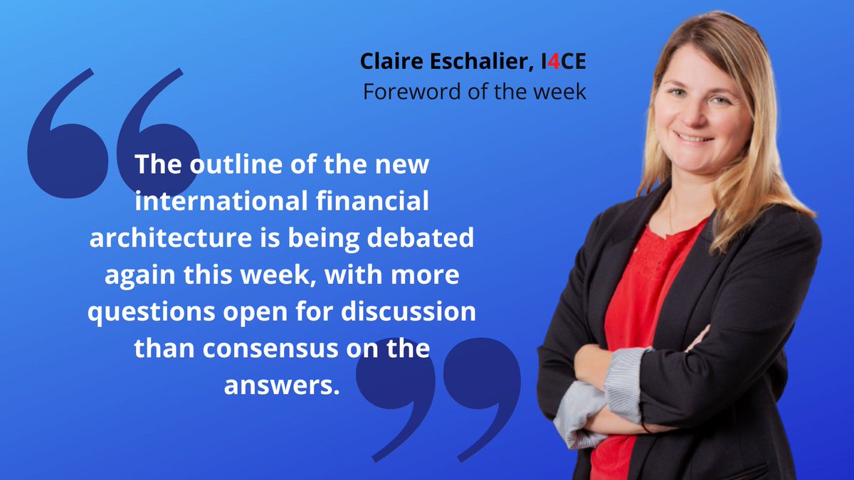 #I4CE_Newsletter – World bank and IMF #SpringMeetings: How can the reformed institutions play a leading role in funding the #Transition #DevelopmentFinance #ParisAgreement #ClimateTransition 👉 Read the newsletter with @ClaireEschalier from #I4CE i4ce.org/en/world-bank-…