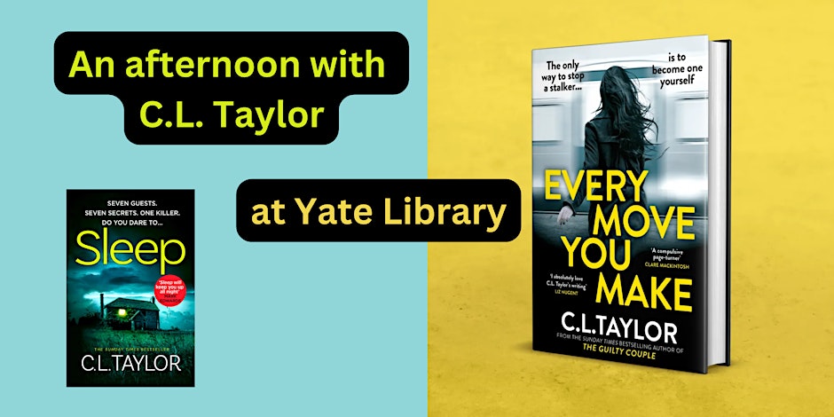 #Bristol #Bath #Gloucester readers. This is the ONLY event I'm doing in our neck of the woods this year. Hope to see you at Yate Library @Southgloslibs on Sat 4th May at 3pm. Happy to sign copies of my books that you already own. eventbrite.co.uk/e/an-afternoon…