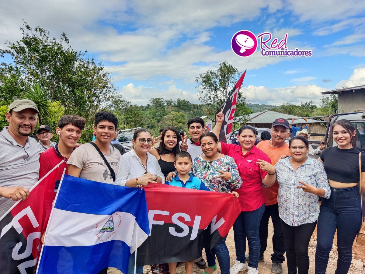 Nueva Guinea, Nicaragua Inauguran 500 metros de calle de Macadán en comarca Nuevo Horizonte del Municipio de Nueva Guinea, #UnidosEnVictorias #SomosVictoriasVerdaderas