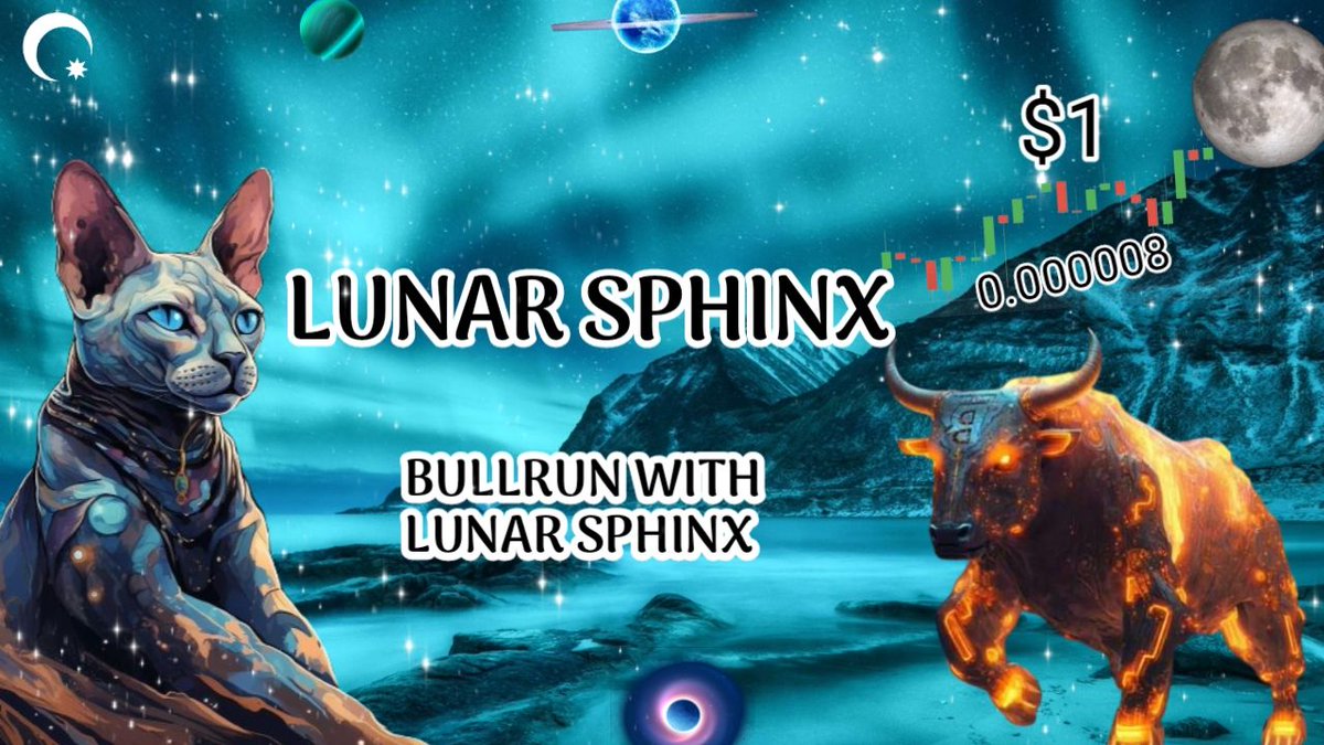 🔥Bull run continues🔥
📈#LunarSphinx, the first meme token that will gain utility after listing on Uniswap, has shown an increase of more than 2.5x!
📈#LunarSphinx is ready to continue growing, next goals are 3x4x5x6x7x8x9x10x!
📈📈The project goal is $1, and this will be just…