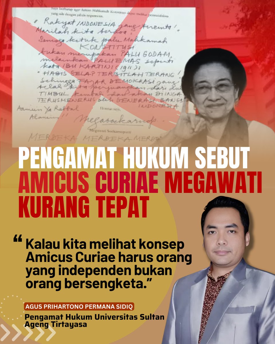 Wah setuju sih pendapat tentang #AmicusCuriae ini