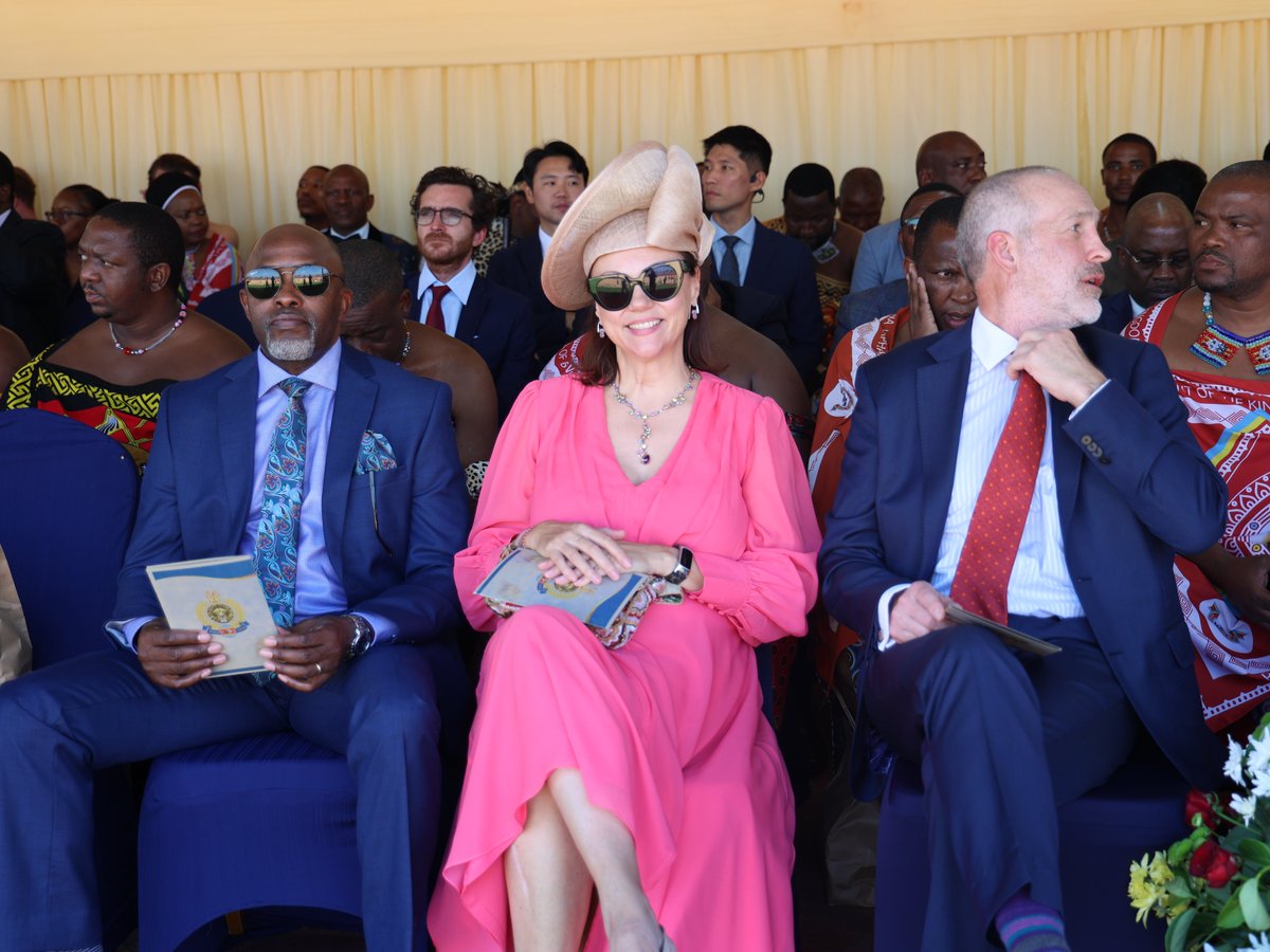 [PHOTOS]: EmaSwati and guests have arrived in numbers at Mankayane Sports Ground for the celebration of His Majesty King Mswati III's 56th birthday. #HMK56