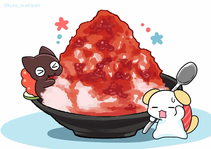 急に暑くなりすぎ!かき氷でも食べて一休み 