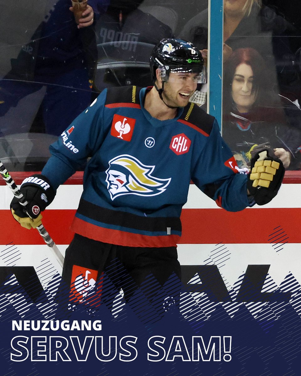 ERCIngolstadt's tweet photo. Eine richtige Kante für unsere Defensive!

Der #ERC stattet den britischen Nationalspieler Sam Ruopp mit einem Einjahresvertrag aus.

Die ganze Meldung gibt's unter https://t.co/Mv6P0JP5T0

#Neuzugang #SchanzerPanther #Ingolstadt https://t.co/C4fos92NxI
