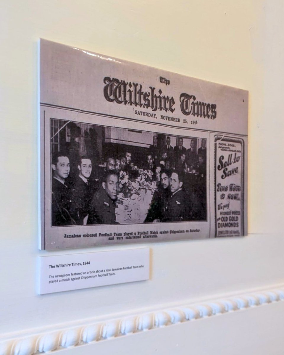 A glimpse of 'Lest We Forget: The Black Contribution to the World Wars in Wiltshire'.

View Wednesday - Sunday, 11am- 4pm, free with admission. 

#swindonhistory #museumhour #museumathome #swindonmuseums #wiltshire #wiltshirehistory #swindon #lydiardpark #lydiardhousemuseum