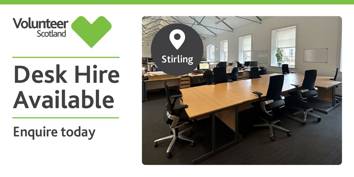 Join us in Jubilee House! We currently have available desk space for either short-term or long-term lease in our fully serviced building with modern facilities. Join our vibrant community and come work alongside us! Find out more here: ow.ly/wBG750RgVG1