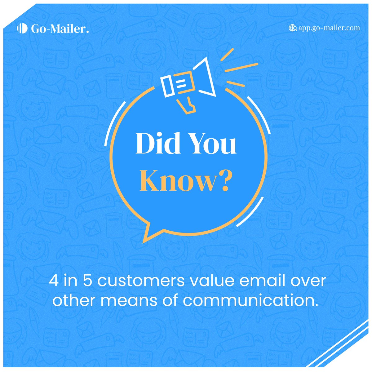 Email isn’t just another marketing channel – it’s a powerful tool that holds significant value for your audience. 

How often do you communicate with your customers via email? Let us know in the comments below! 

#marketinginsights #gomailer #emailmarketing #digitalmarketing