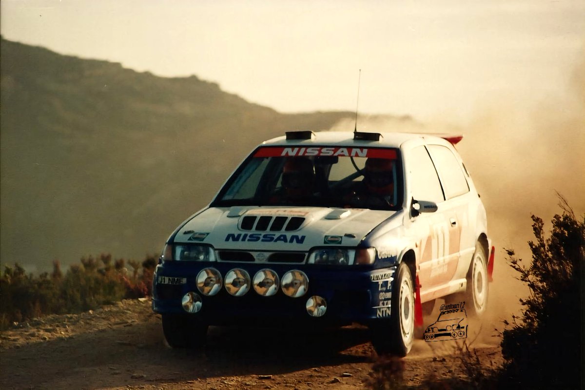 Mis antiguas 📸 de rallys #RallyPortugal1992 #RallydePortugal #FrançoisChatriot 🇲🇫 +#MichelPerin 🇲🇫 #NissanSunnyGtiR terminaron 6°s. #NissanMotorsport #classicrallycars #classicars                             #wrclegends #oldsrallycars #grupoA #wrc #worldrally #rallycars