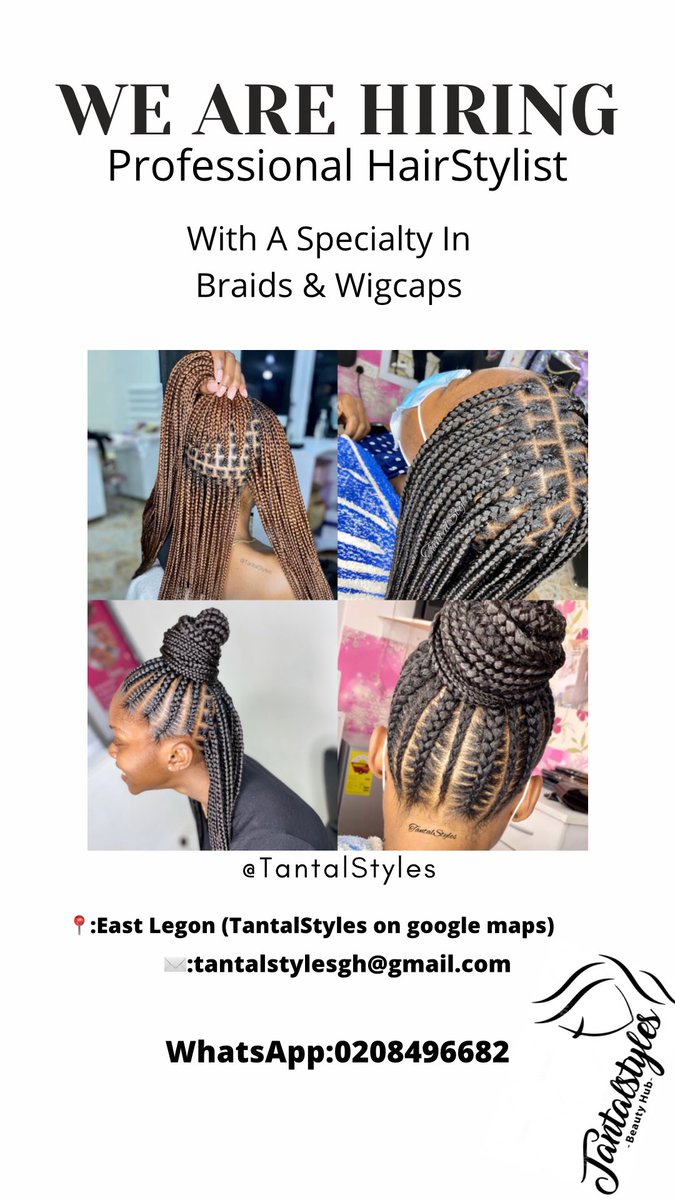 .@mz_Tantal is looking to hire a professional hairstylist. WhatsApp the number on the flyer.