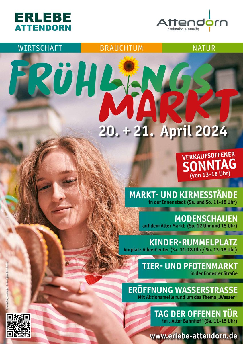 Hey Petrus, denk dran: am Wochenende ist #Frühlingsmarkt in #Attendorn. 😃 tinyurl.com/4fanf632