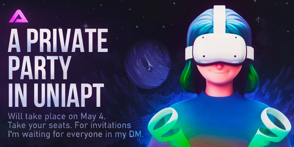 DoodGods_eth's tweet photo. Thank you @uniaptio for inviting me to your private party. Although I have not been on the t eam for a long time, we have been through a lot with you from the failed token launch to the realization of the $UAPT token developers' ideas into reality! 
This is the best project I've ever been to! Special thanks @roonaldleon  for the support and advice that you gave at the start. 
Create new worlds with us. Love you UNIAPT
#web3 #NFTs #launch #uniaptio #UNI #roonaldleon