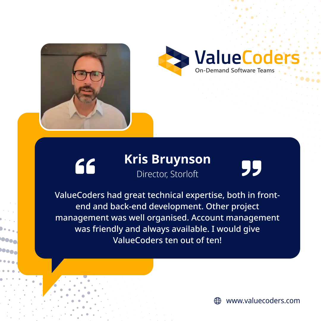 🙌 Thank You, Valued Clients! 🙌 At ValueCoders, we're truly humbled by the trust you've placed in us as your go-to IT solutions provider. Let's continue this journey together! valuecoders.com/testimonials #Gratitude #CustomerAppreciation #ITsolutions #ValueCoders
