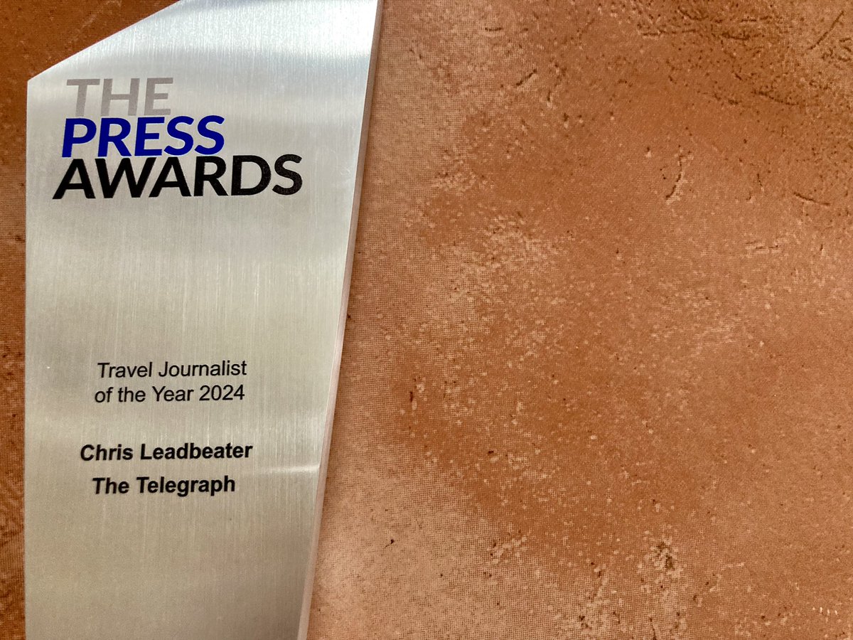 I’m going to give this chunk of metal another blast, in daylight when it’s legible. A probably overdue thanks to @benross01 for a working relationship that is now longer than many marriages. And thanks to the @TelegraphTravel crew who help put words on pages. No i in team, etc.