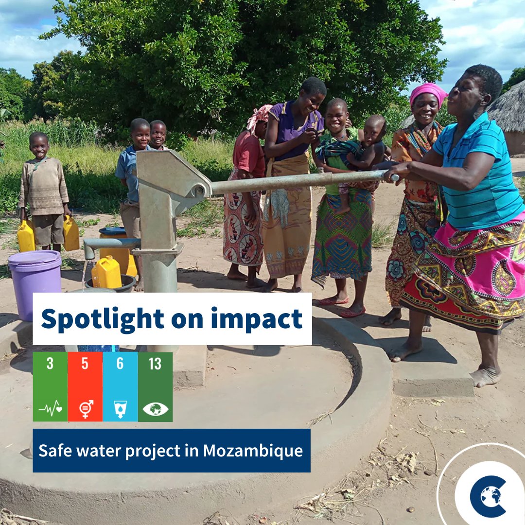 Mozambique's safe water project. This project brings clean water to hundreds in Manica & creates a ripple effect: 💧 Healthier lives (UN SDG 3) 💧 Empowered women & girls (UN SDG 5) 💧 Climate action (UN SDG 13) 💧 Clean water is a right, not a privilege.…